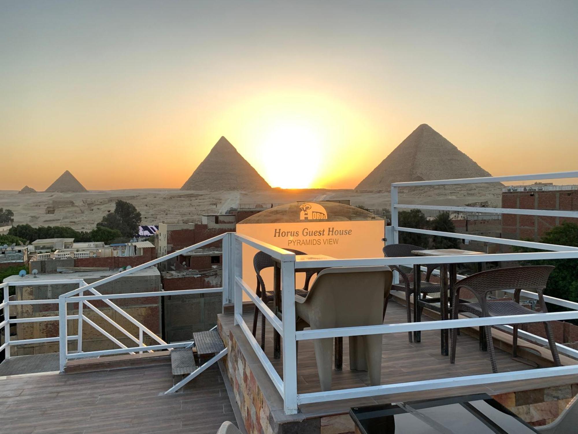 Horus Guest House Pyramids View Kafret el-Gabal Extérieur photo