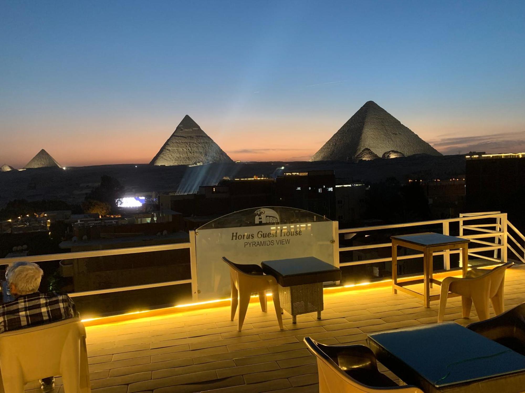 Horus Guest House Pyramids View Kafret el-Gabal Extérieur photo