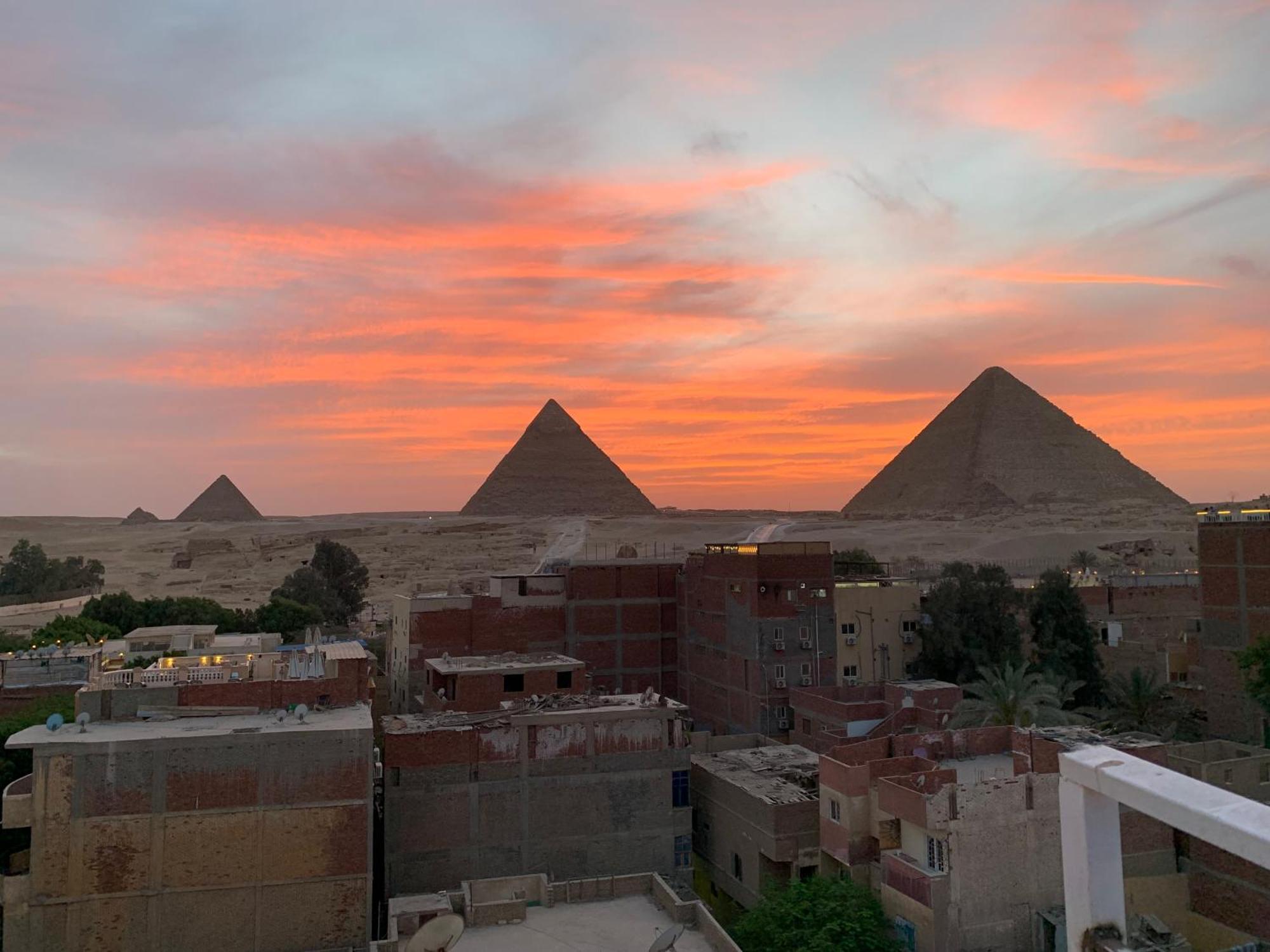 Horus Guest House Pyramids View Kafret el-Gabal Extérieur photo
