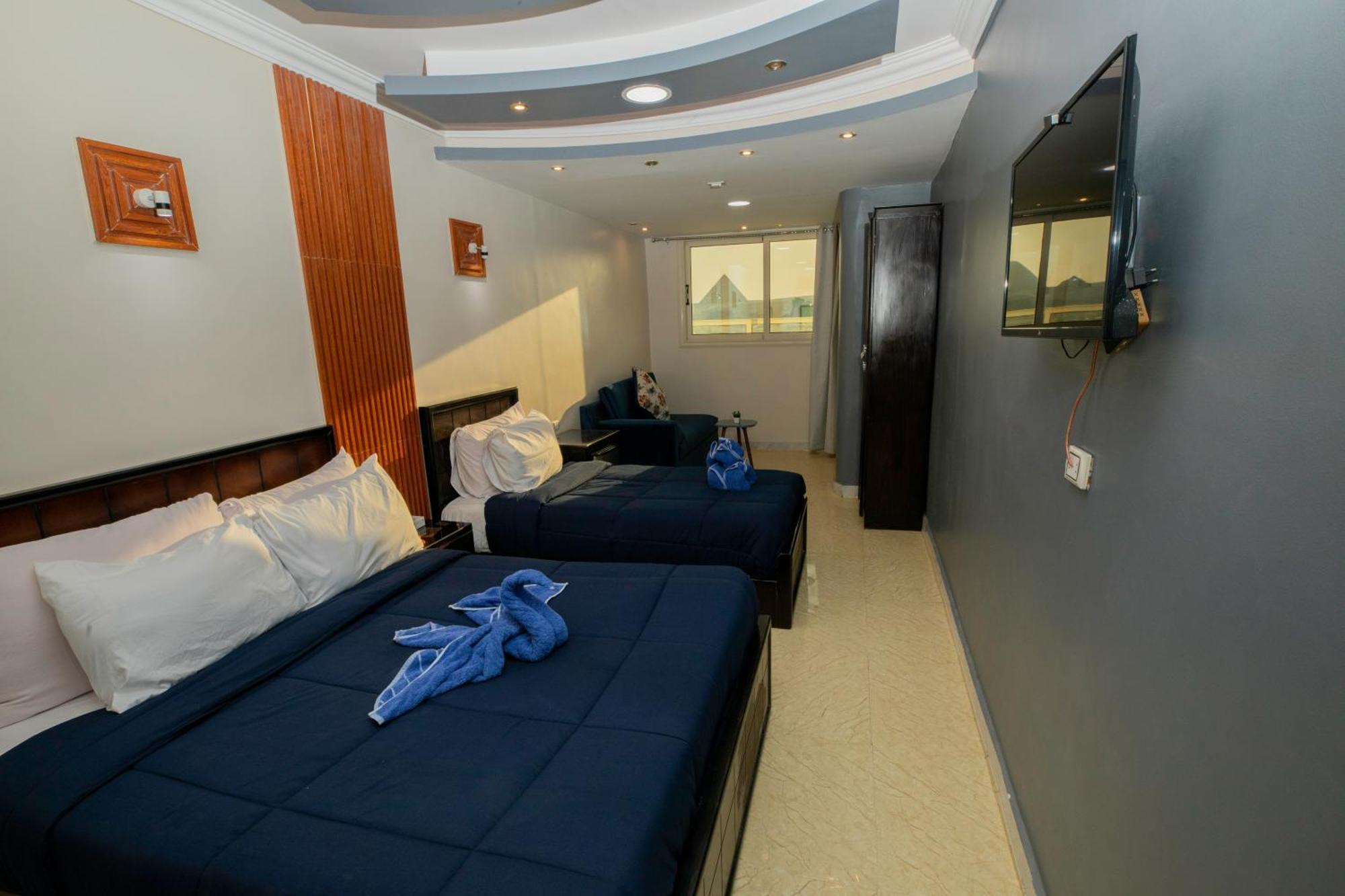 Horus Guest House Pyramids View Kafret el-Gabal Extérieur photo