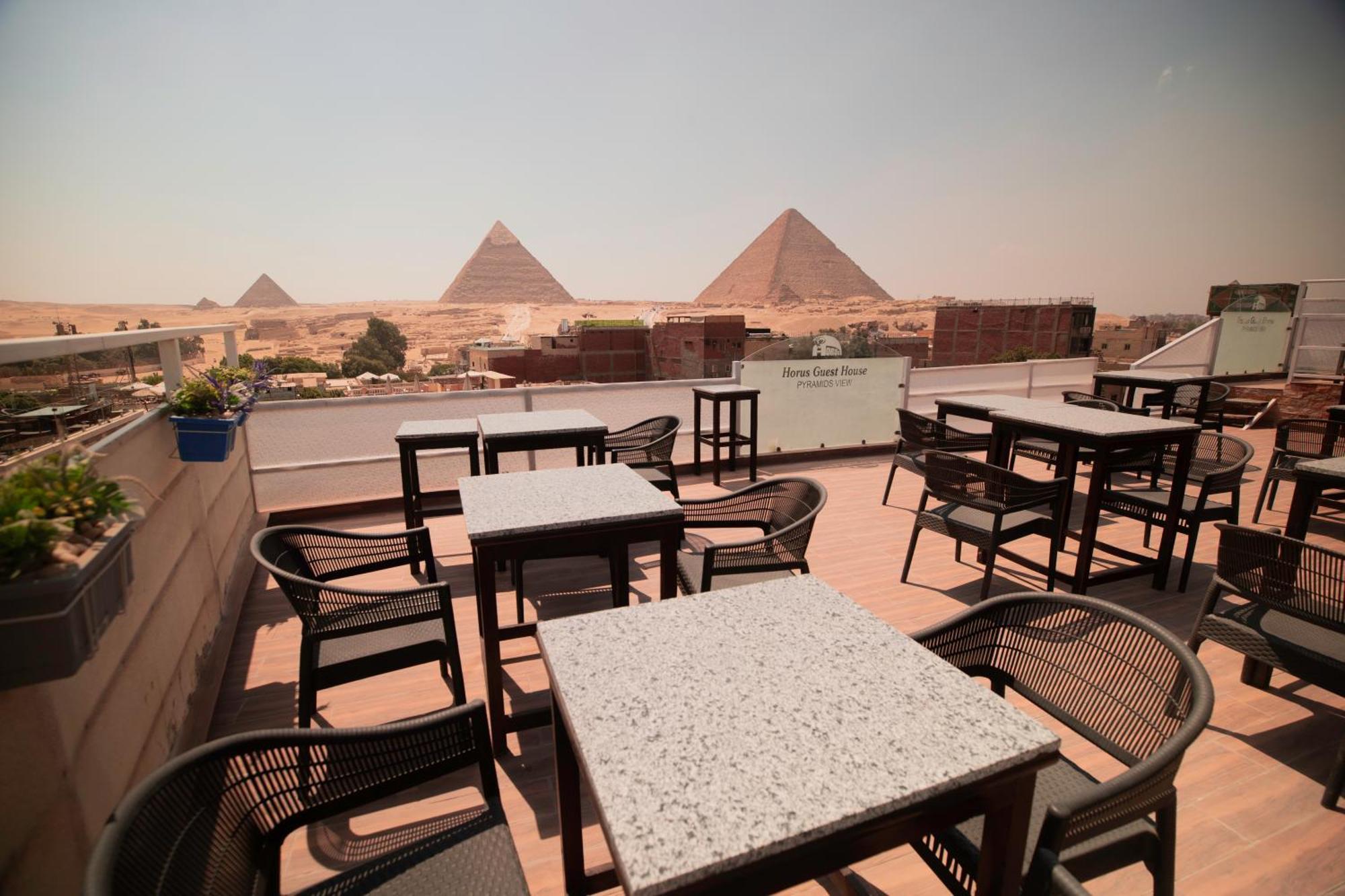 Horus Guest House Pyramids View Kafret el-Gabal Extérieur photo