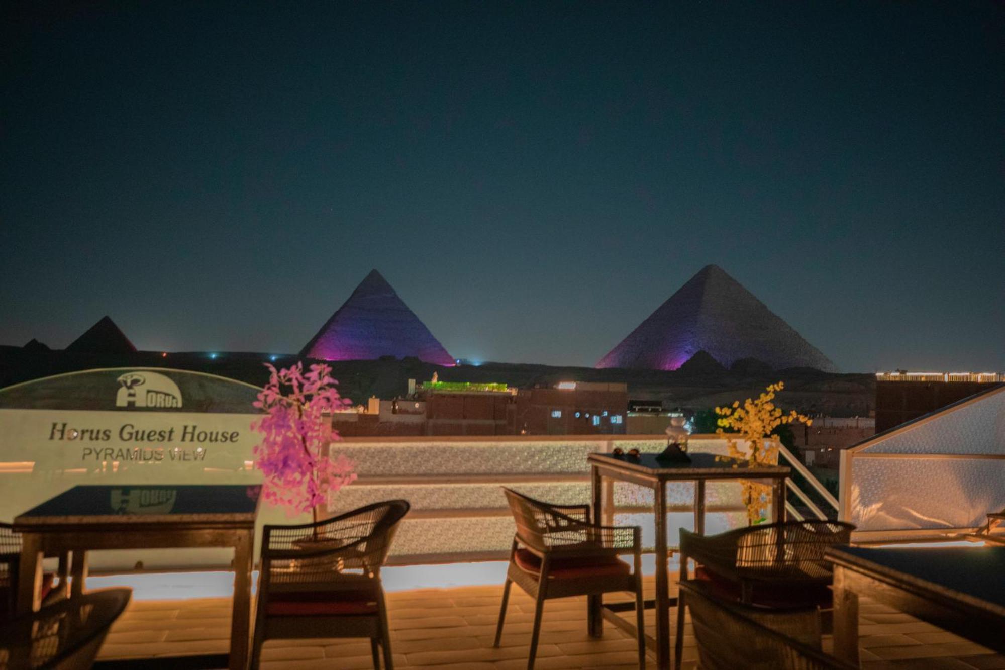 Horus Guest House Pyramids View Kafret el-Gabal Extérieur photo
