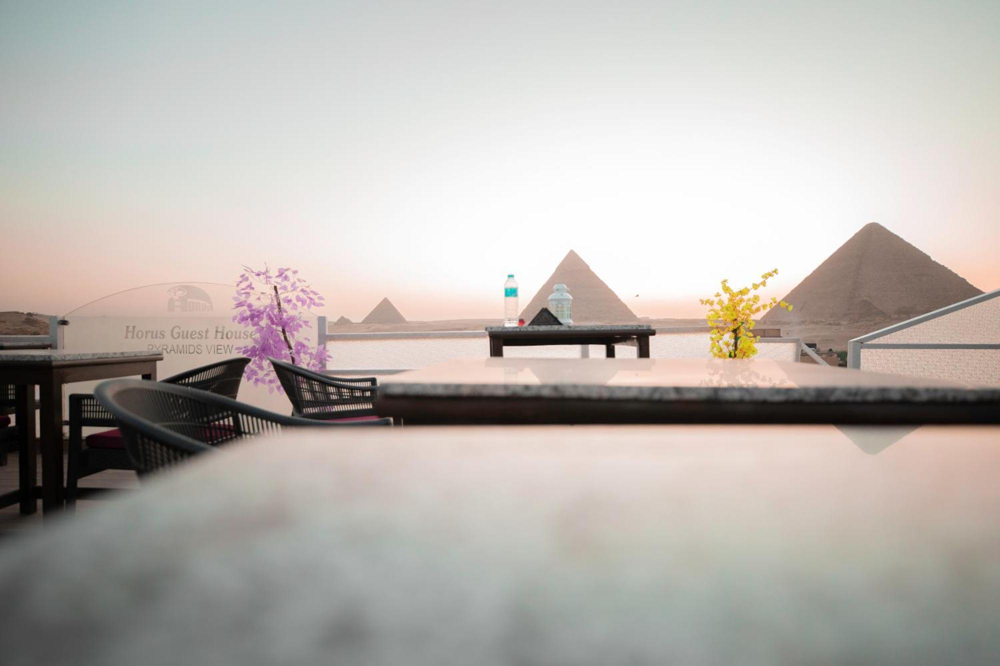 Horus Guest House Pyramids View Kafret el-Gabal Extérieur photo