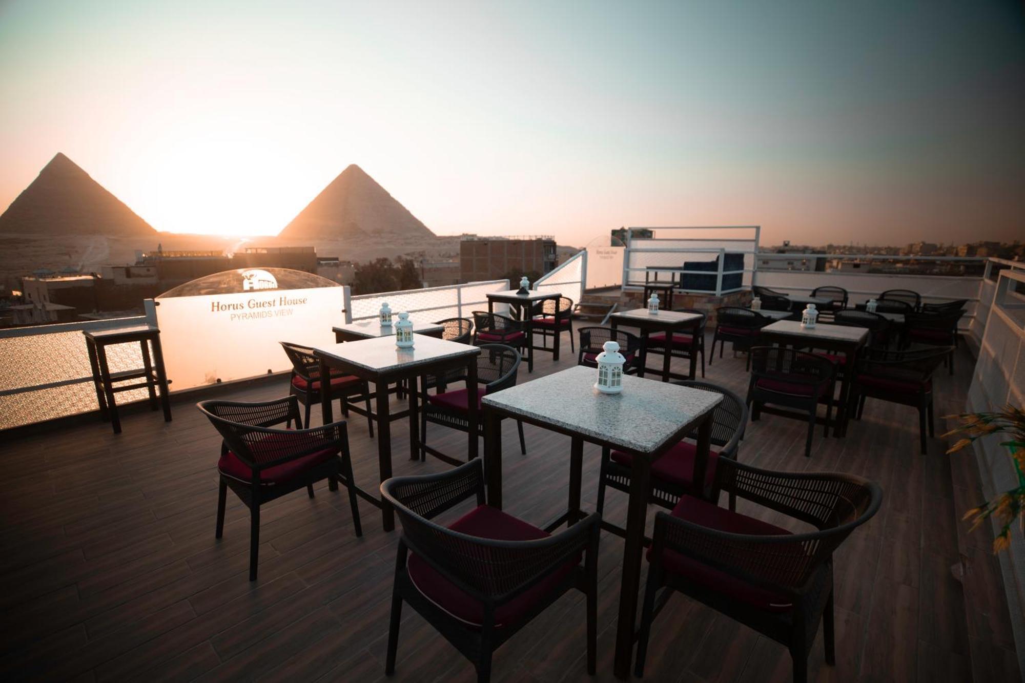 Horus Guest House Pyramids View Kafret el-Gabal Extérieur photo